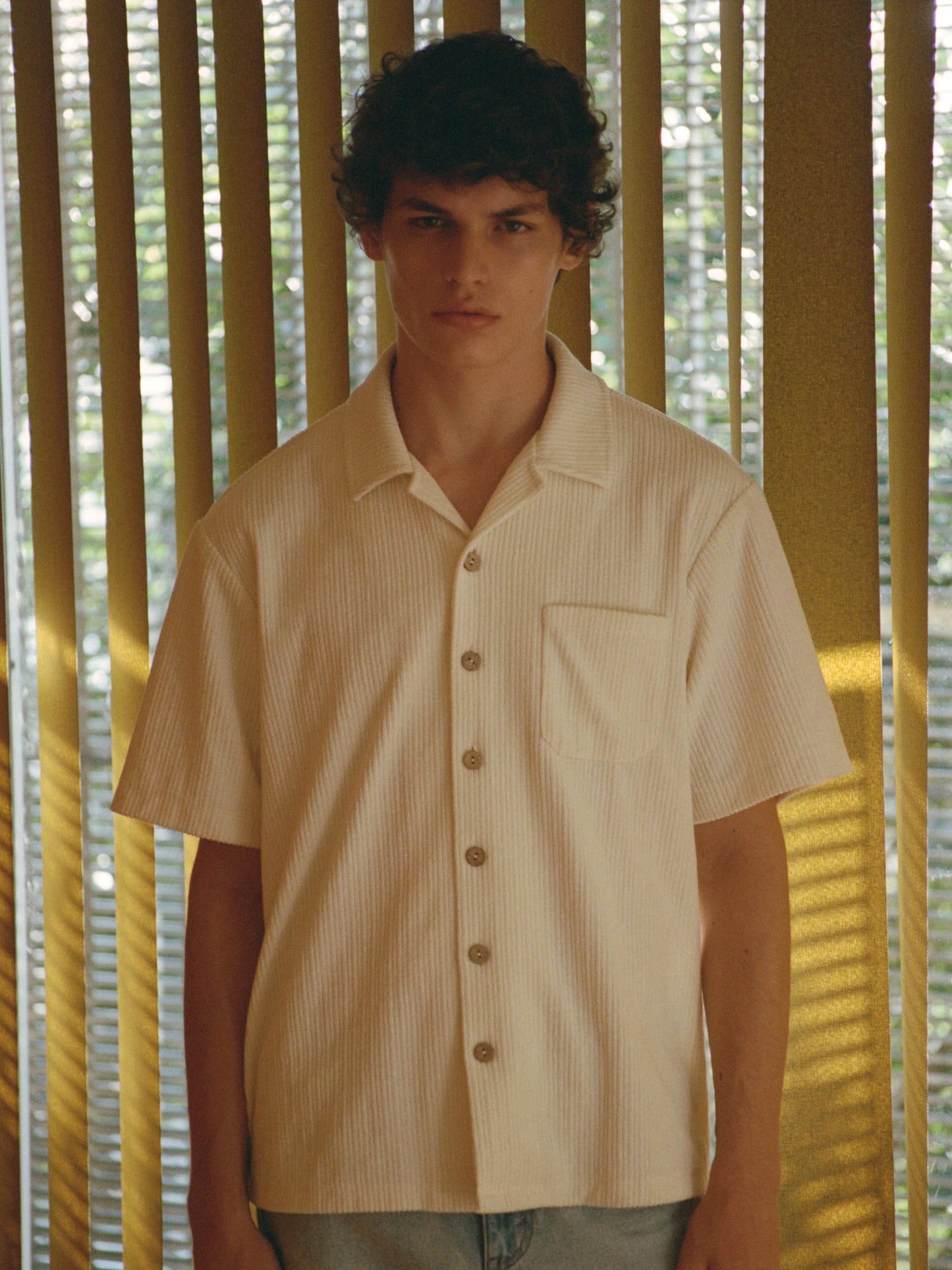 Cord Shirt - Coconut