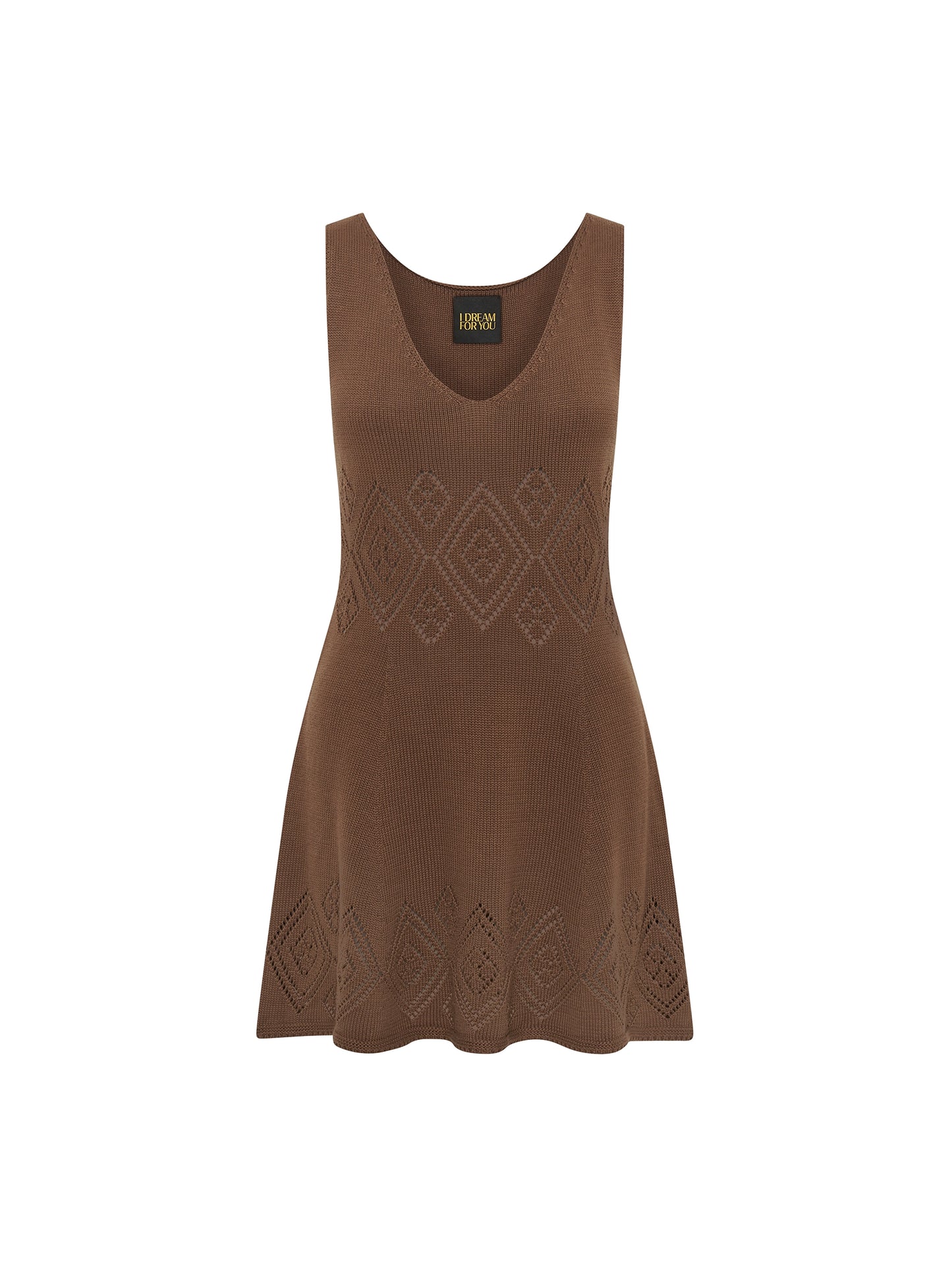 IDFY Knit Dress - Brown