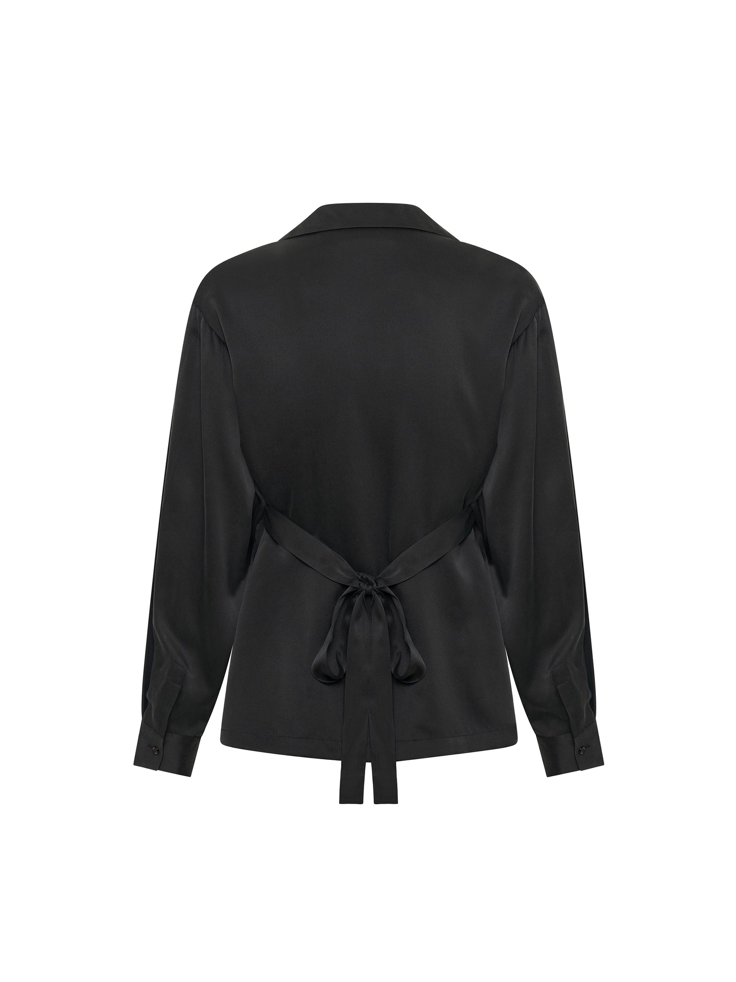 Silk Blouse - Black